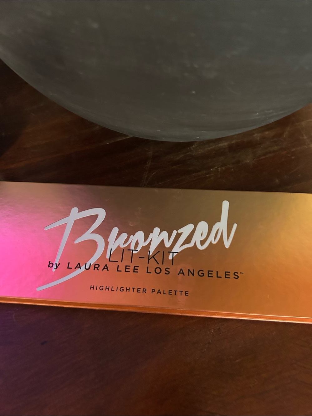 Browzed Lit-Kit Highlighter Palette by Laura Lee — Rose Gold Glow